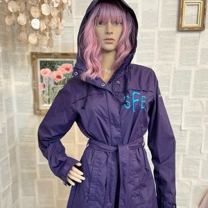 Columbia Purple Rain Coat Sz M